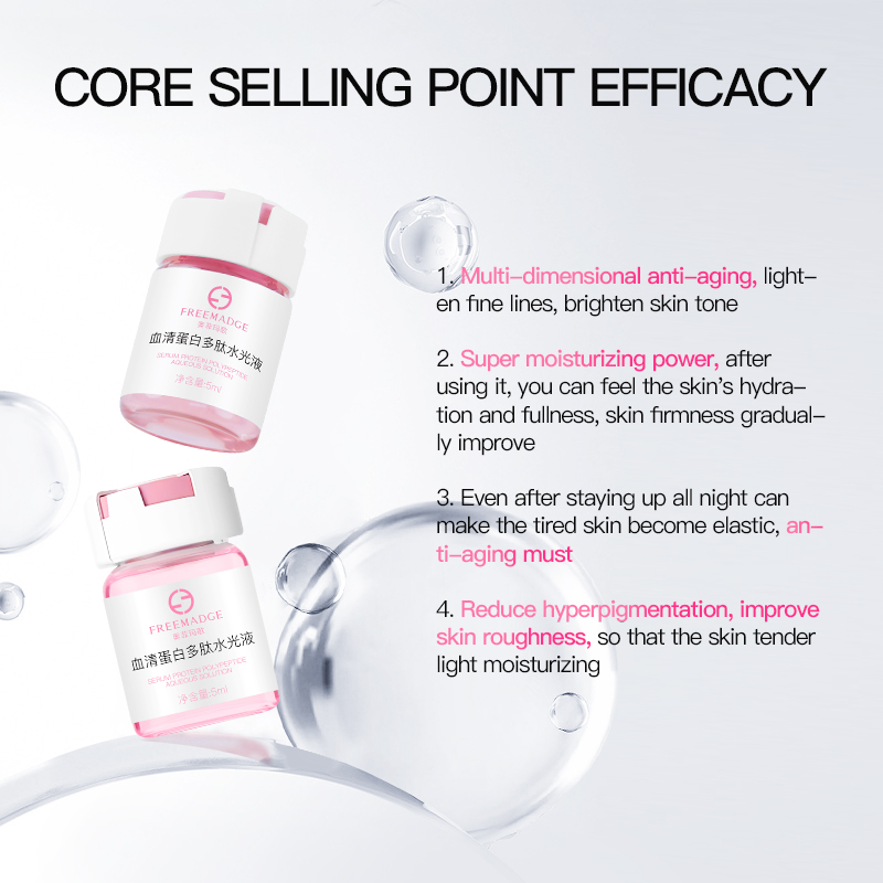 Ophiomagic serum protein polypeptide hydrating fluid for all skin types, brighten skin tone, Reducing hyperpigmentation for Men and Women