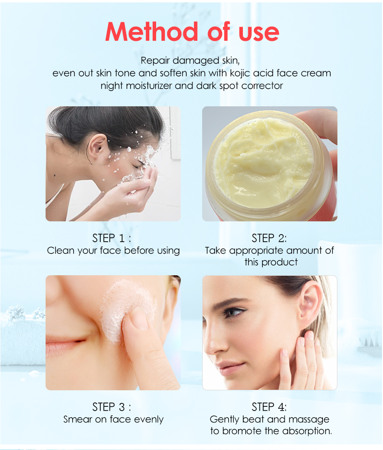 Greenlem Kojic Acid Face Cream for cosmetics customers