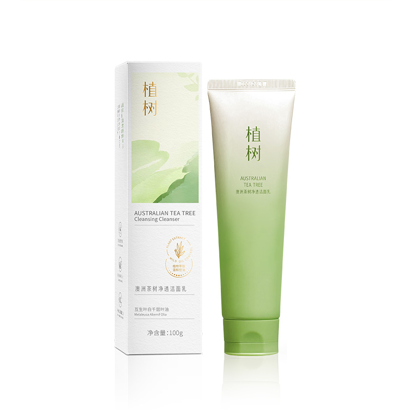 plant grow Australia Tea Tree Clarifying Cleanser Improve skin oil outside and Dry inside,Deep clean for Men and Women