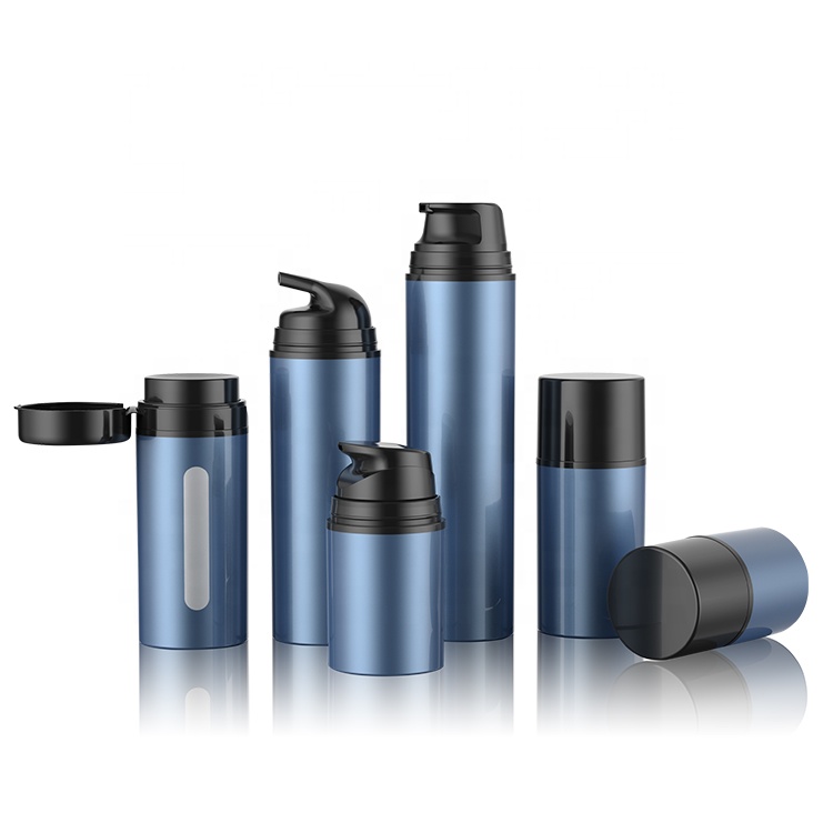 Empty Cosmetics Packaging Nozzle  Airless Plastic Pump Bottl