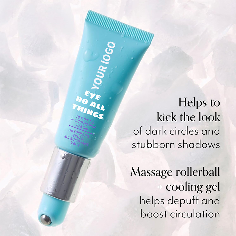 Custom Hydrating Eye Gel Band Roller Massage Applicator for smooth and firm eyes