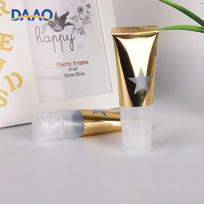 Customization flip-top Screw Cap recyclable 50ml D30 Round Small Capacity Sample Sack PE Tubes(pic4)