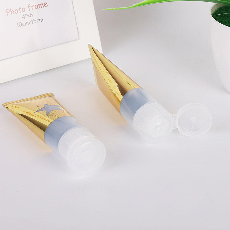 Customization flip-top Screw Cap recyclable 50ml D30 Round Small Capacity Sample Sack PE Tubes(pic5)