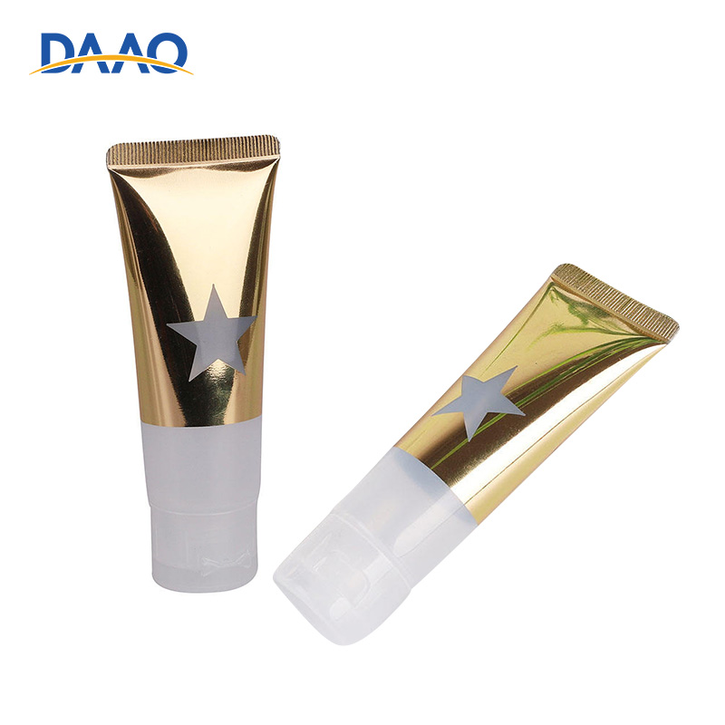 Customization flip-top Screw Cap recyclable 50ml D30 Round Small Capacity Sample Sack PE Tubes