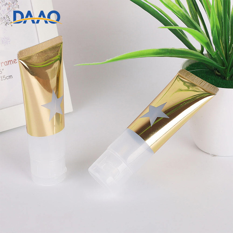 Customization flip-top Screw Cap recyclable 50ml D30 Round Small Capacity Sample Sack PE Tubes