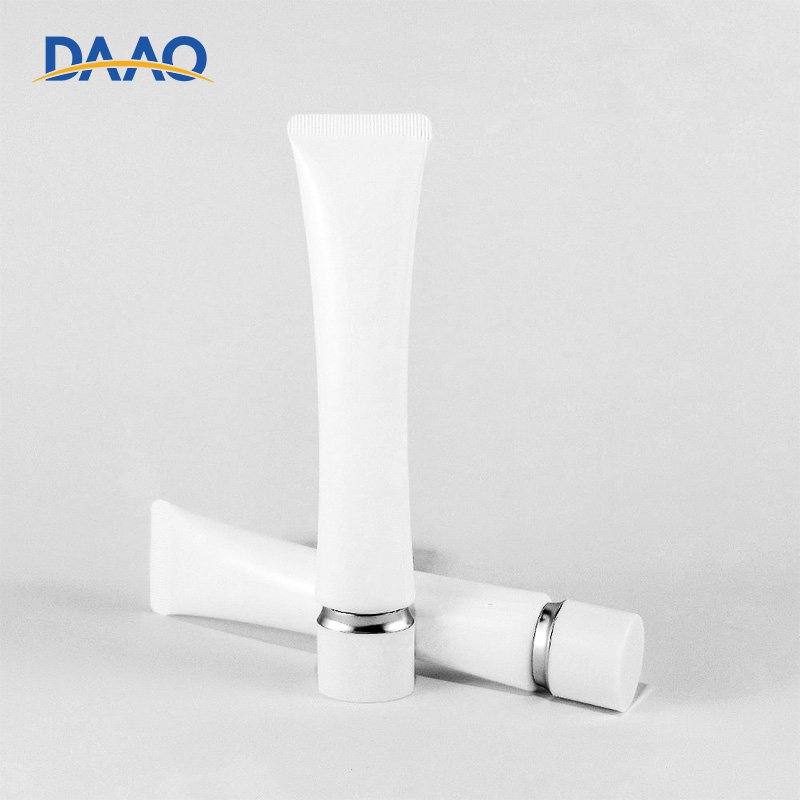 Customized Metallised Screw Cap D25 Oval Body Care Skin Care PE Tubes