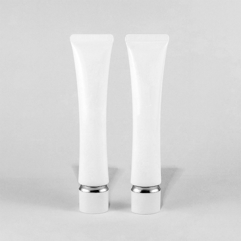 Customized Metallised Screw Cap D25 Oval Body Care Skin Care PE Tubes
