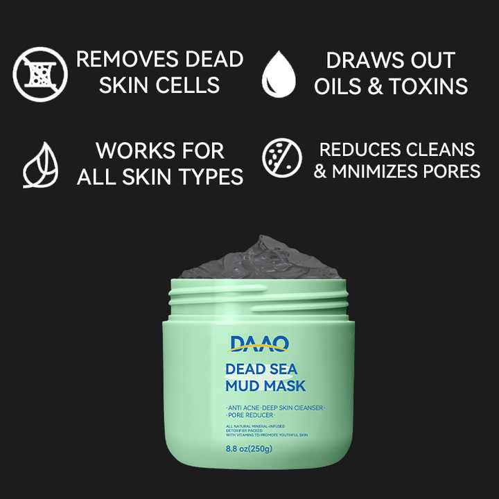 Private Label 100% Natural Mineral Mud Sheet Face Clay Dead Sea Mud Sheet for Face & Body