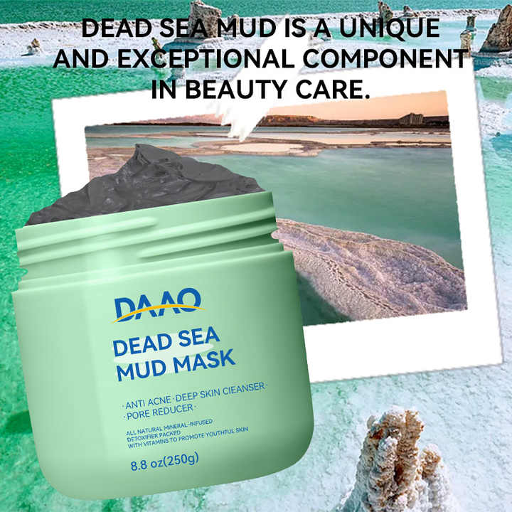 Private Label 100% Natural Mineral Mud Sheet Face Clay Dead Sea Mud Sheet for Face & Body