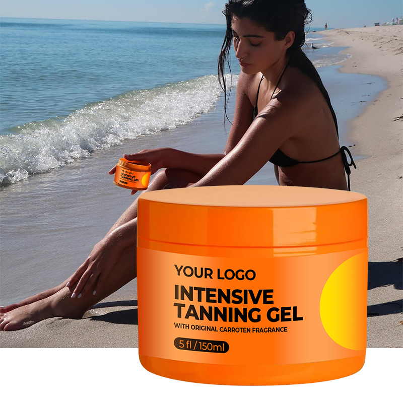 Wholesale Tanning Lotion Gel Natural Dark Suntan Intensive Tanning Sunbed Cream Organic Indoor Self Tanning Gel(pic2)