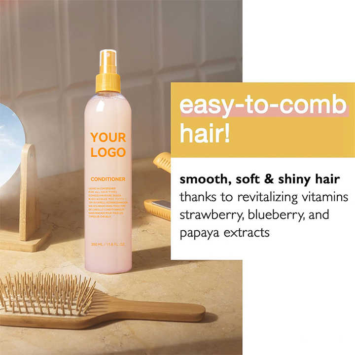 Protects Color Treated Hair and Hydrates Dry Hair, for Soft and Shiny Hair, Leave-IN Conditioner Spray Detangler for Hair