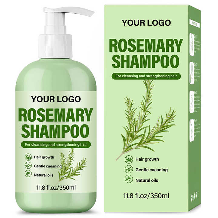 Private Label Skincare OEM ODM Shampoo Para Cabello Hair Cosmetic Product Smoothing Rosemary Shampoo