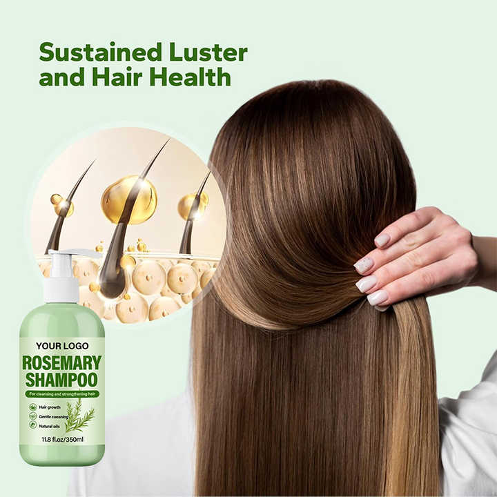 Private Label Skincare OEM ODM Shampoo Para Cabello Hair Cosmetic Product Smoothing Rosemary Shampoo