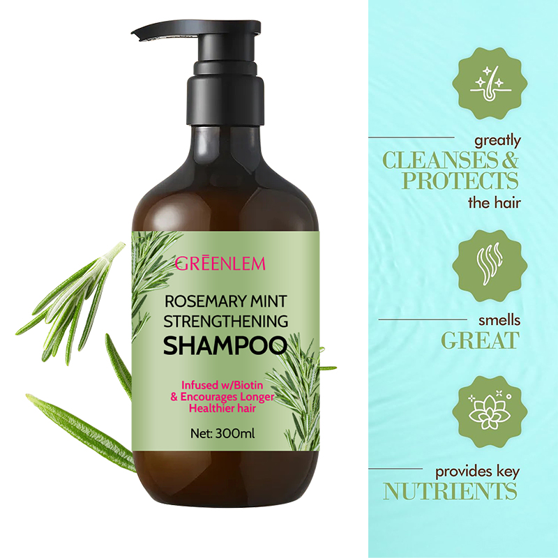 Private Label Skincare OEM ODM Shampoo Para Cabello Hair Cosmetic Product Smoothing Rosemary Shampoo(pic2)