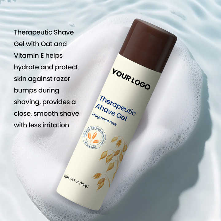 Wholesale Custom Moisturizing Barber Transparent Non-irritating Shaving Gel for Men Use to Help Prevent Razor Bumps