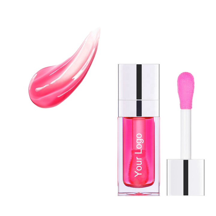 Wholesale OEM ODM Customized Tinted Lip Glow Oil Natural Lip Balm Water-Glossy Lipstick