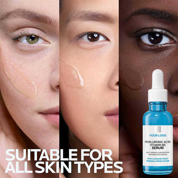 High Quality Anti Wrinkles Vitamin B5 Hywaterproofluronic Acid Serum Liquid for Face