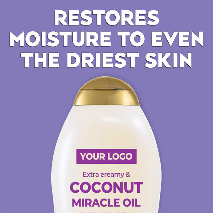 Moisturizing Extra Creamy + Coconut Miracle Oil Ultra Deep Cleansing and Refreshing Body Wash Shower Gel
