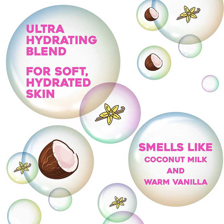 Moisturizing Extra Creamy + Coconut Miracle Oil Ultra Deep Cleansing and Refreshing Body Wash Shower Gel