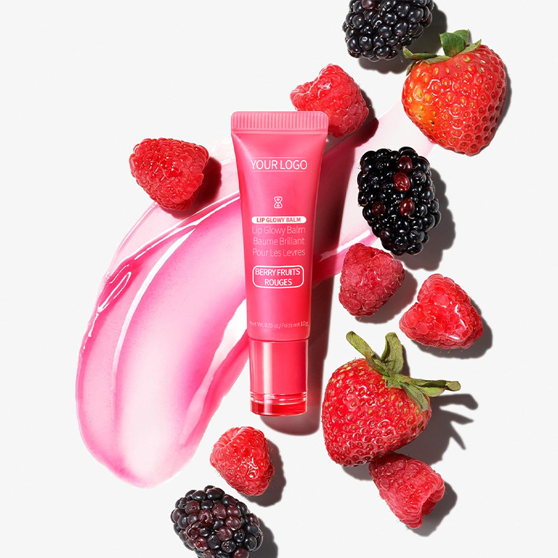 Customized Logo Vegan Lip Oil Fruit Flavor Moisturizing Gel Lip Balm Butter Gloss Lipstick Lip Oil(pic4)