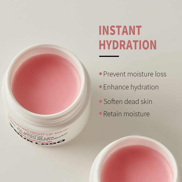 Wholesale Hydrating Night Lip Mask Cream Moisturizing Treatment to Restore Soothe Dry Chapped Lip