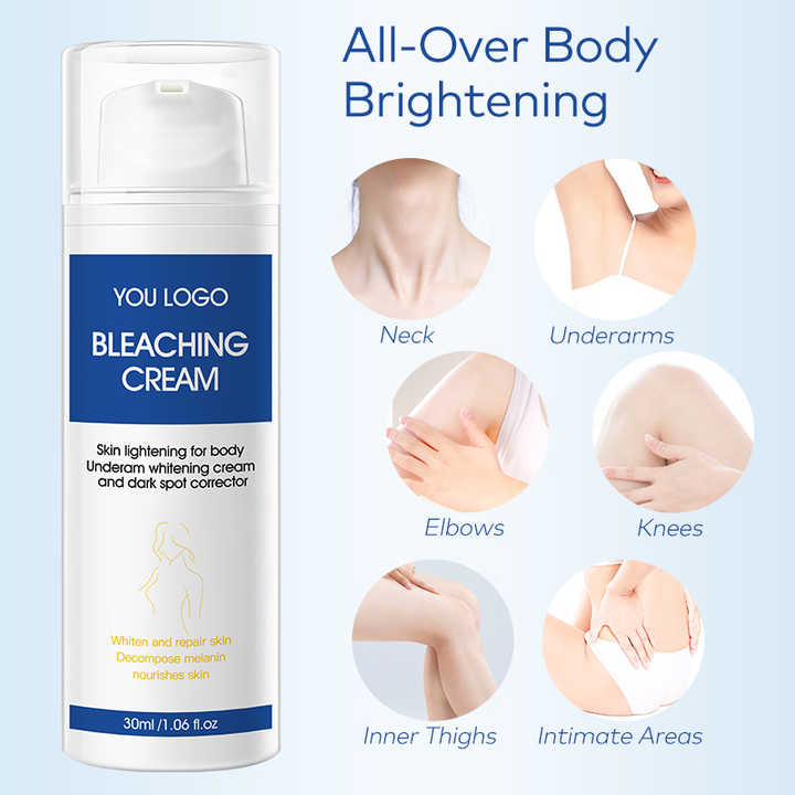 Wholesale Skin Lightening Cream for Intimate Areas Vitamin C Dark Spot Remover for Underarms, Knees, Elbows Bikini Line