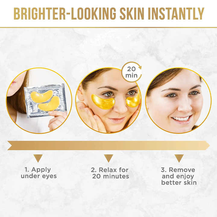 2025 New Arrival Cooling Under Eye Pads Custom Individual Wrapped Eye Mask Patches for Men and Women