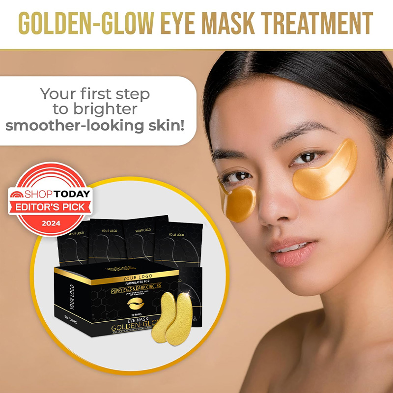 2025 New Arrival Cooling Under Eye Pads Custom Individual Wrapped Eye Mask Patches for Men and Women(pic2)