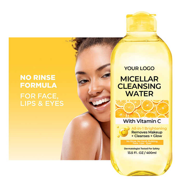DAAO Private Label Makeup Remover Face Washing Water Deep Cleaning Vitamin C Makeup Remover Water