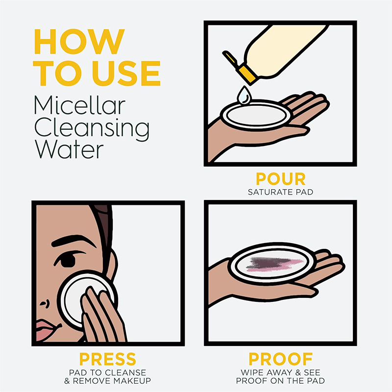 DAAO Private Label Makeup Remover Face Washing Water Deep Cleaning Vitamin C Makeup Remover Water(pic6)