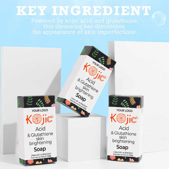 Private Label Natural Soap Kojic Whitening 80g Skin Care Skin Brightening Kojic Whitening Soap