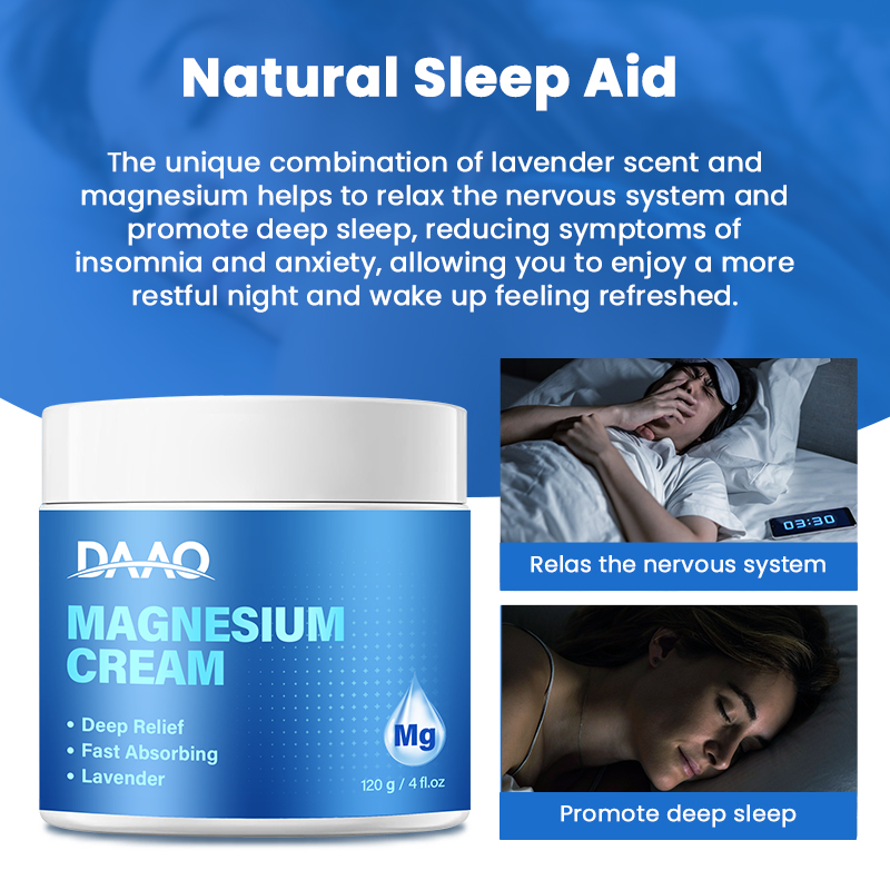 Magnesium Cream Body Lotion, Relieve Muscle Pain, Calming Magnesium Body Butter for All Skin Types(pic5)