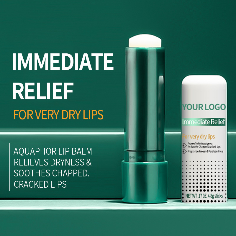 1 Set with 2 Lipstick Wholesale Private Label Moisturizing Dry Cracked Repairing Plump Soft Lip Repair Lip Balm Stick Set
