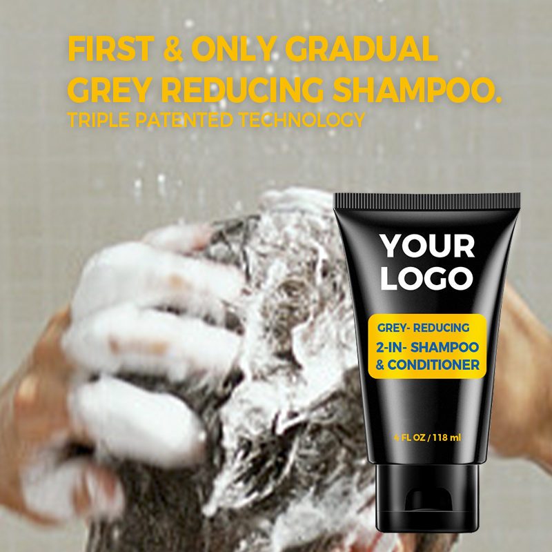 Wholesale 2 in 1 Men'S Grey Reducing Shampoo and Hair Conditioner for Gradual Hair Color Hair Care