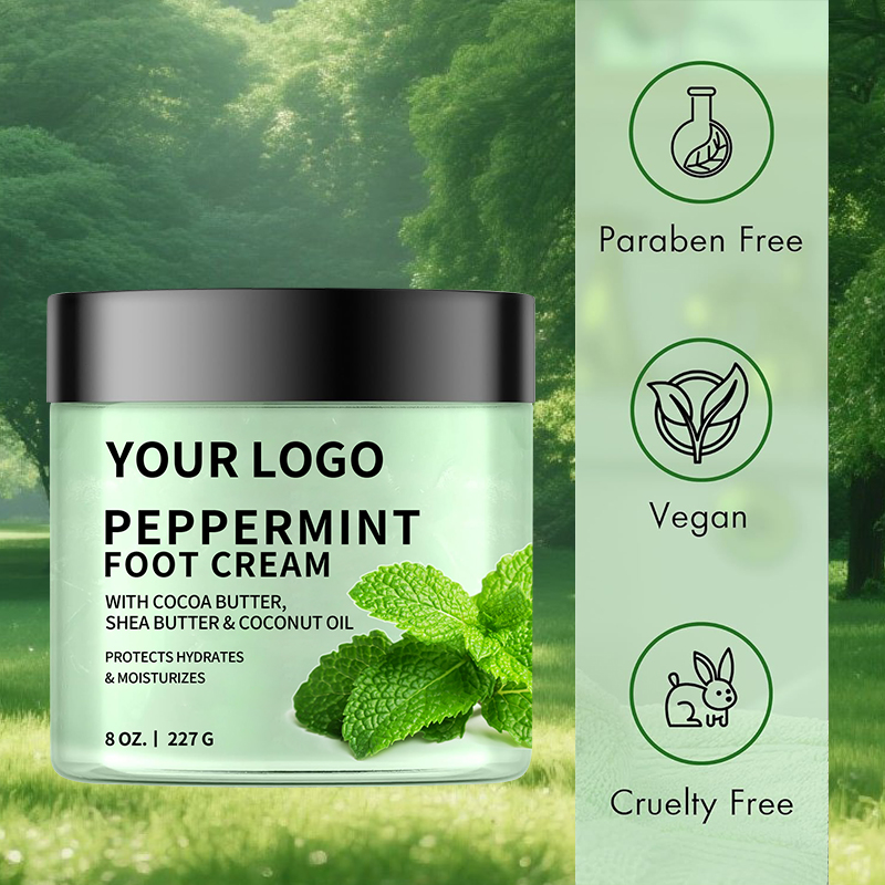 Wholesale Peppermint Foot Cream, Warming Cream , Softens & Moisturizes Skin
