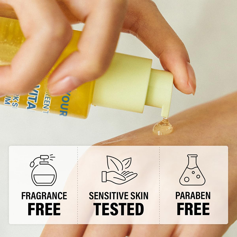 Wholesale Green Tangerine Vitamin C Serum for Dark Spot Care Age Repair Brightening Reduce Wrinkle
