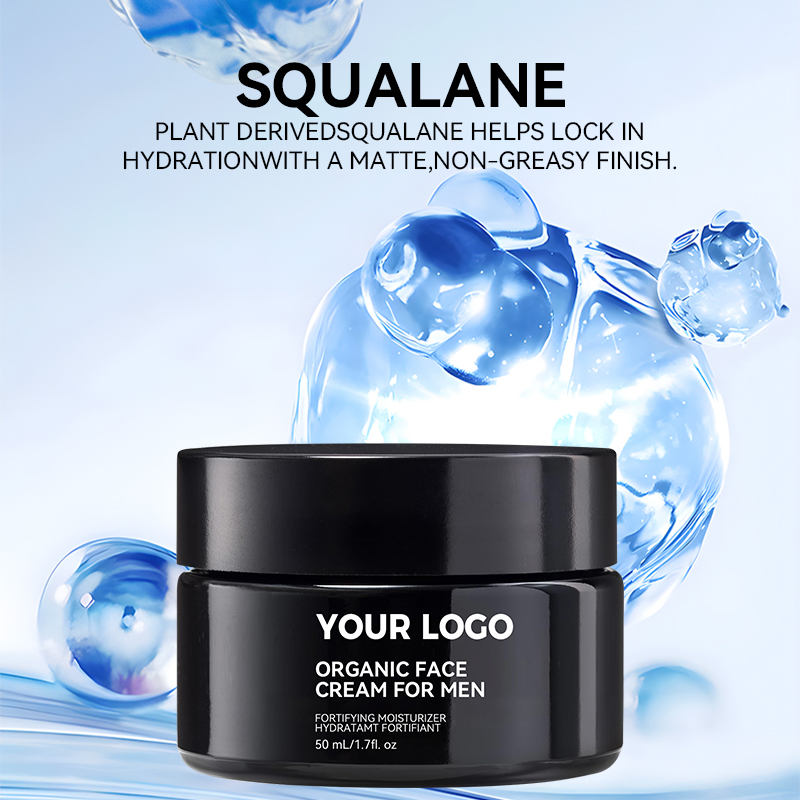 Men'S Organic Face Cream Moisturizer With Sqaulane for Dry, Sensitive & Normal Skin Facial Skincare