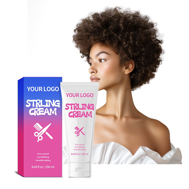 Wholesale Smooth Curl Defining Frizz Control Moisturizing 3 in 1 Styling Cream for Curly Wavy Hair