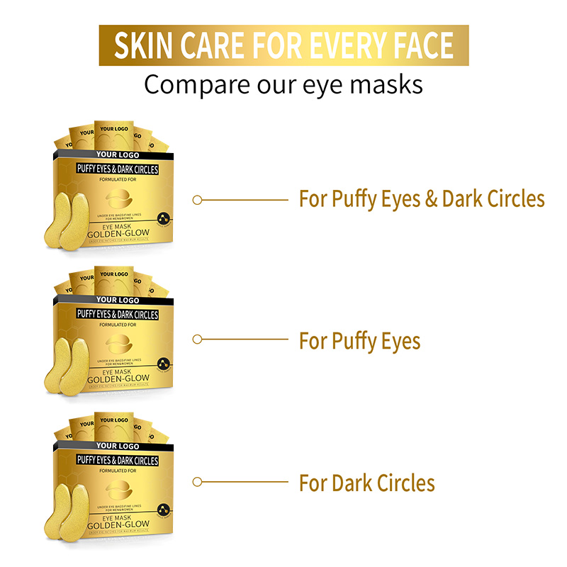Private Label Eye Pad Rejuvenating Treatment for Dark Circles, Puffy Eyes, Refreshing, Revitalizing, Wrinkles