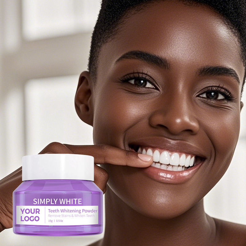 Nonirritating Stains Enamel Gums-Safe Fresh Breath Teeth Whitening Powder for Coffee Tobacco Stains