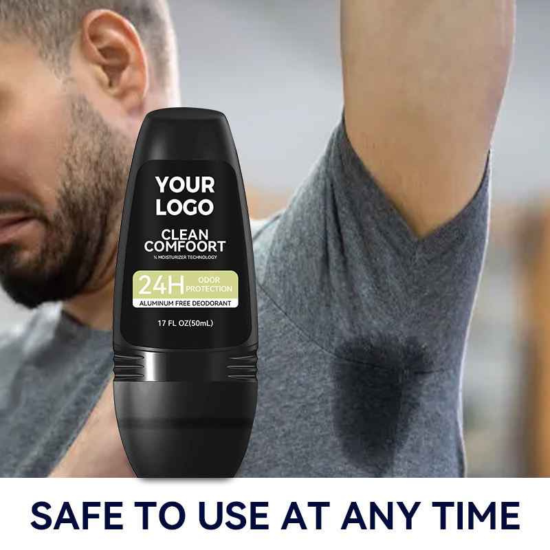 Custom Aluminum-Free Roll-On Liquid Antiperspirant Perfume Underarm Intimate Care Stick Deodorant