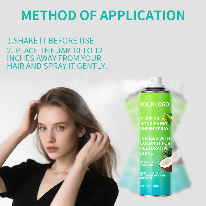 Wholesale Professional Hair Shine Spray, Frizz Control, Long-Lasting Shine for Salons & Retail