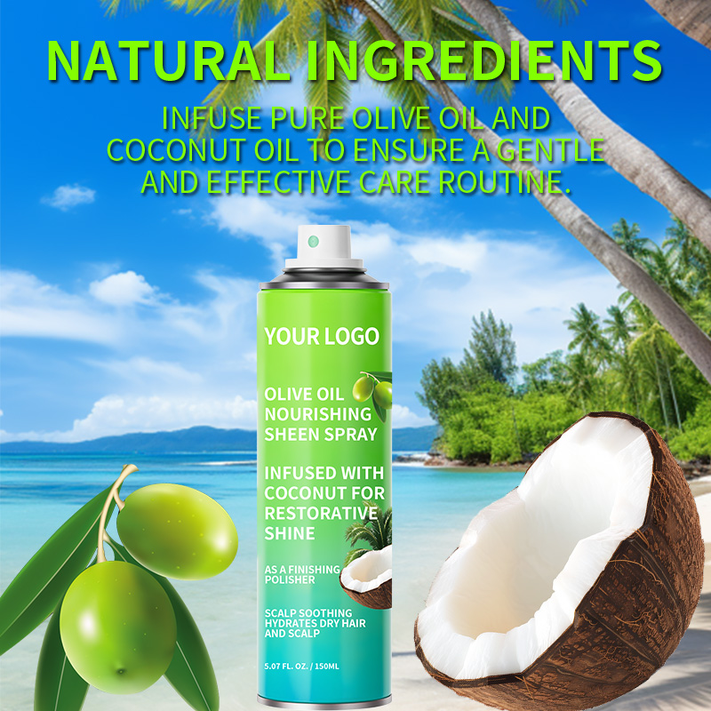 Wholesale Professional Hair Shine Spray, Frizz Control, Long-Lasting Shine for Salons & Retail