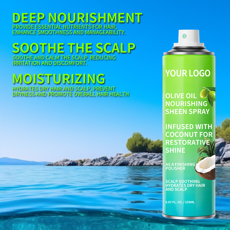 Wholesale Professional Hair Shine Spray, Frizz Control, Long-Lasting Shine for Salons & Retail