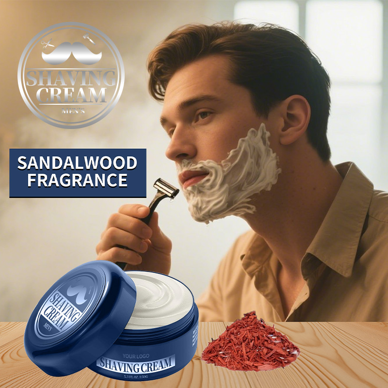 Sandalwood Scent- Soft, Smooth & Silky Shaving Soap- Rich Lather for the Smoothest Shave - 5.3 oz Luxury Shaving Cream for Men