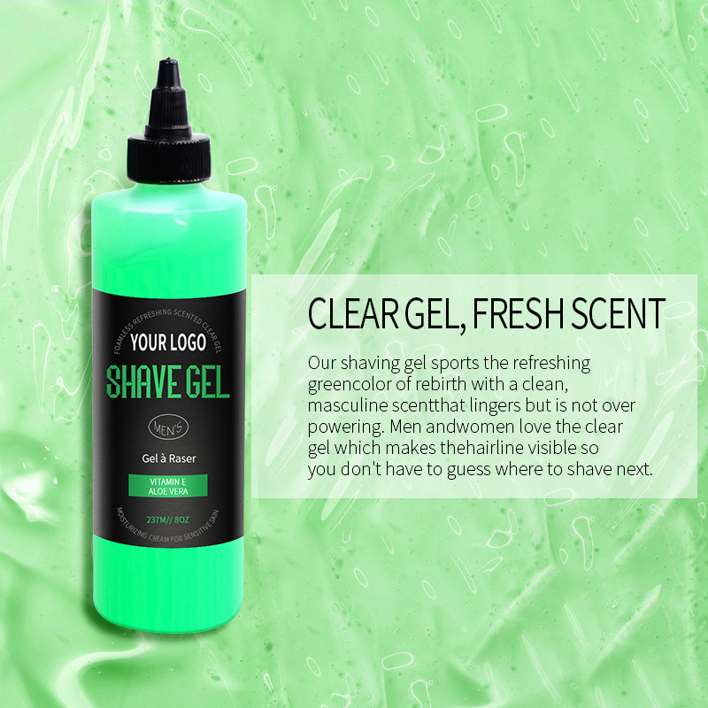 Wholesale Best Selling Shaving Cream Hair Removal Gel, Sensitive Skin Moisturizer 8oz, Shave Gel for Men