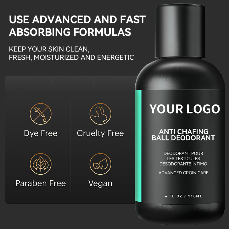 Male Care Hygiene Moisturizer Men'S Deodorant for Anti-Chafing Groin Protection Cooling With Aloe
