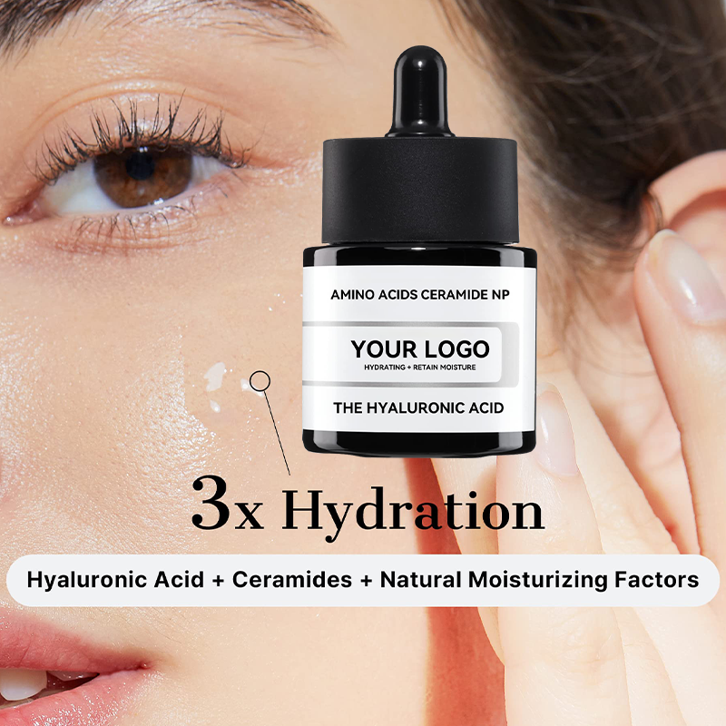 Private Label Korean Men's Skin Care Serum for Face with 3% Pure Sodium Hyaluronic Acid
