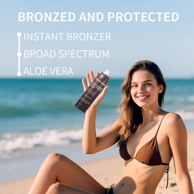 Professional Wholesale Sunless Tanning Spray - Instant Darkening & Natural Looking - 150ml/Bottle (OEM Accepted)