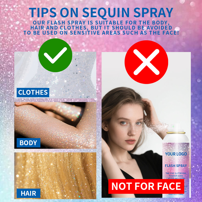 Wholesale Glitter Hair Spray Shimmer Powder for Parties Cosplay & Festival Safe & Non-Toxic (10 Colors)